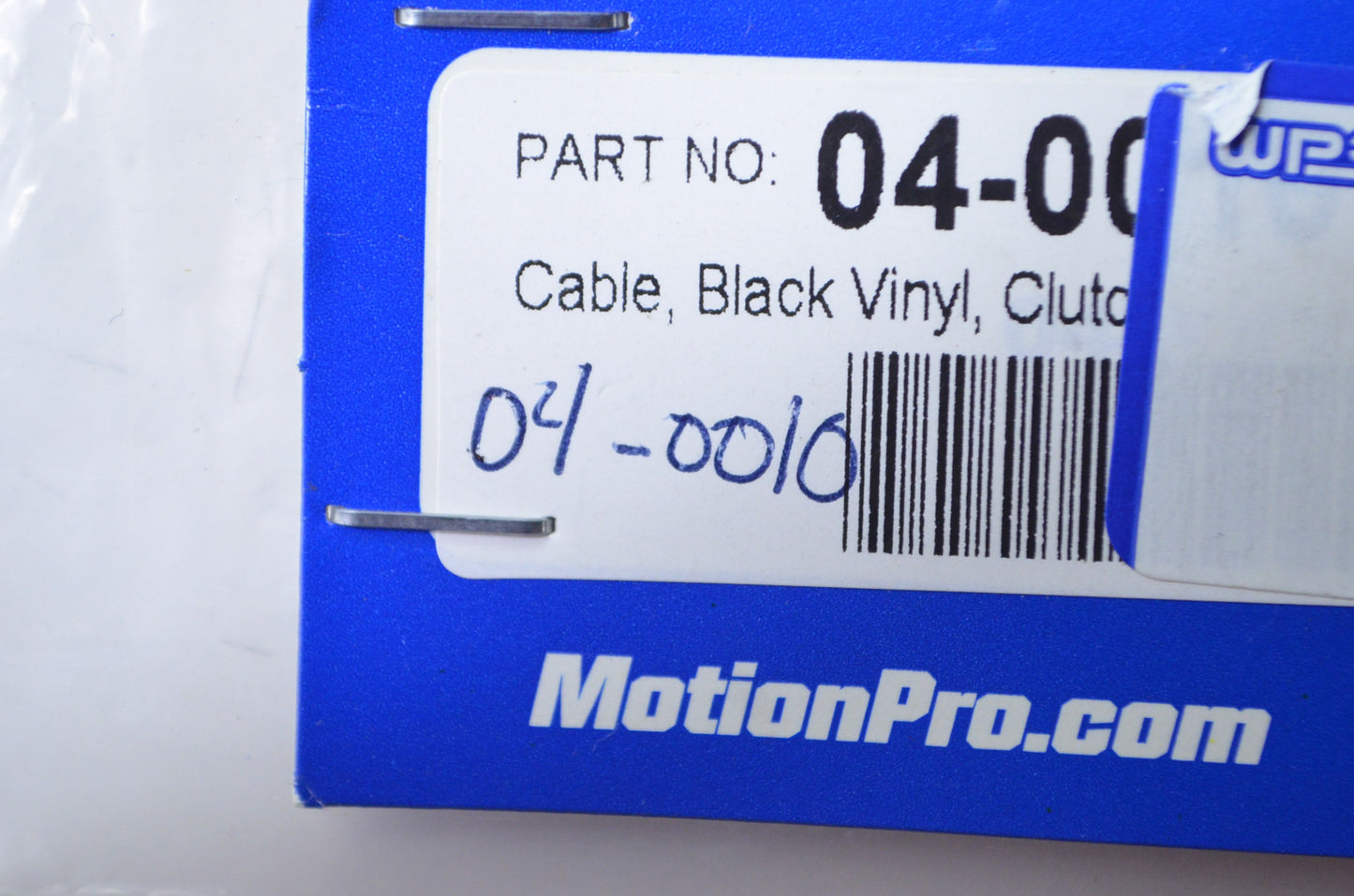New OEM Motion Pro Black Vinyl Clutch Cable NOS
