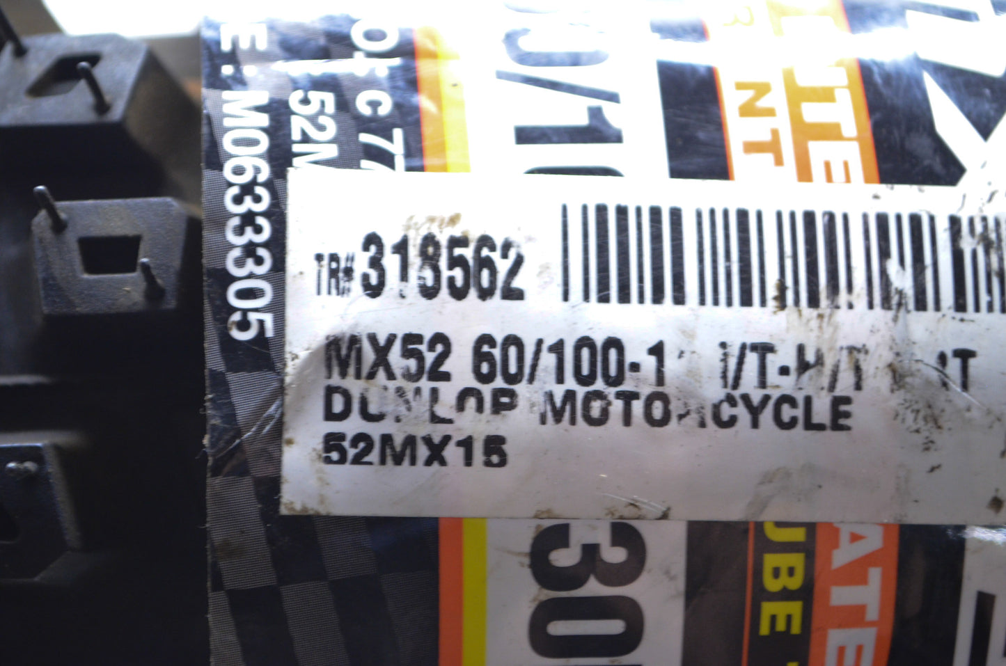 New Dunlop 60/100-14 30M Geomax MX52F Front Tire NOS