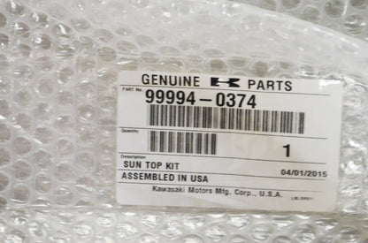 New OEM Kawasaki 99994-0374 Plastic Hard Top NOS