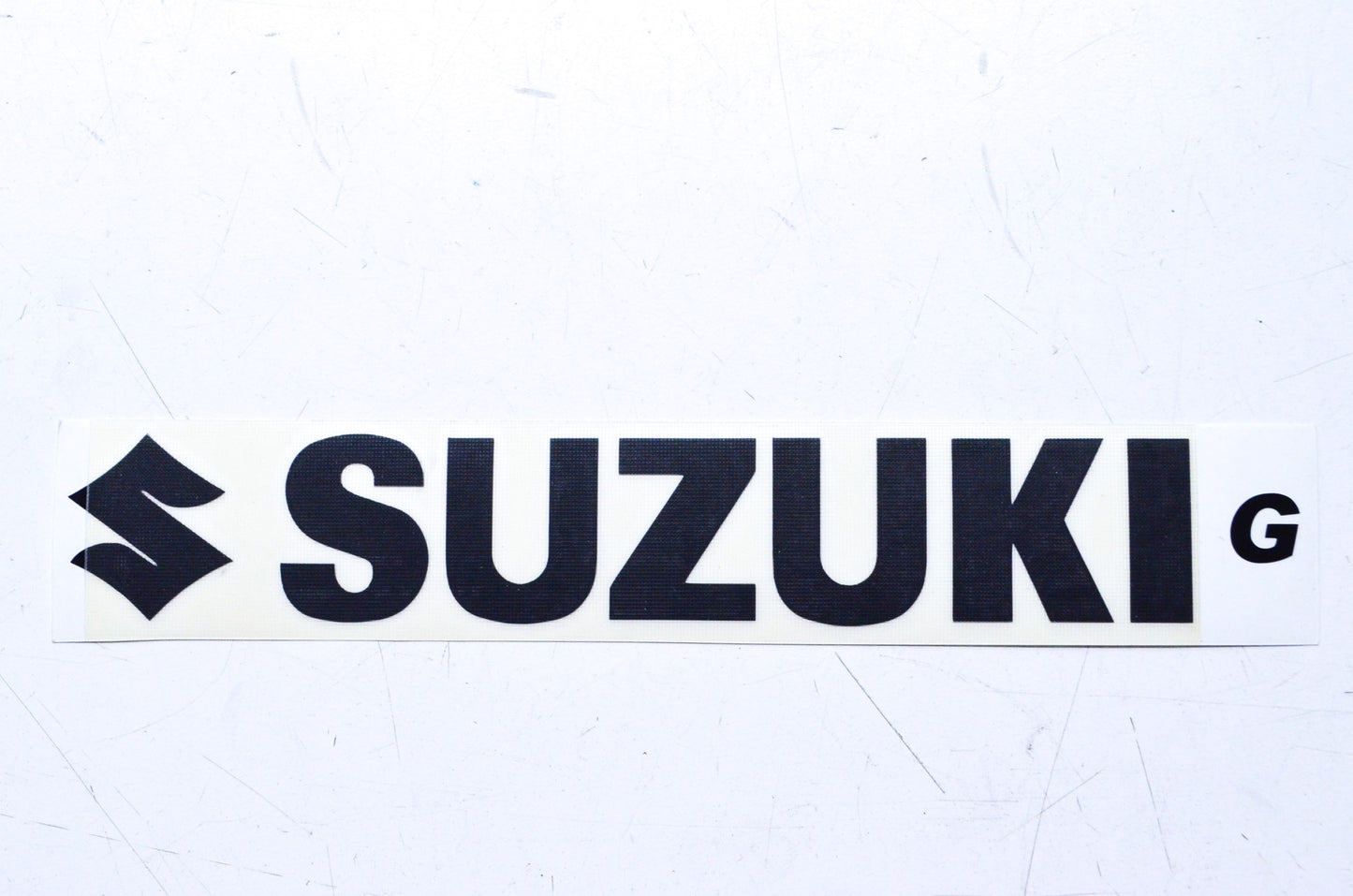 Cycle Express 0634XG 6" Suzuki Iconic Black Decal NOS