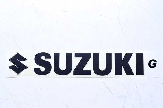 Cycle Express 0634XG 6" Suzuki Iconic Black Decal NOS