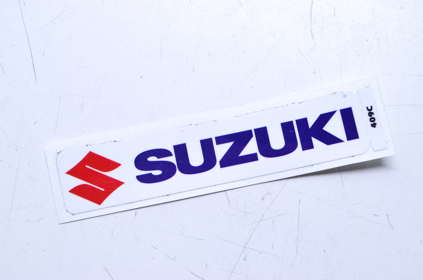 Cycle Express 409C Suzuki Logo Sticker Decal NOS