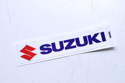Cycle Express 409C Suzuki Logo Sticker Decal NOS
