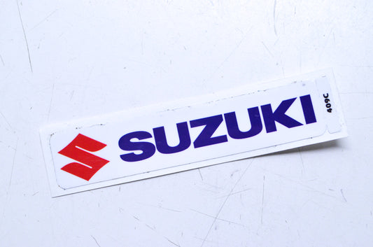 Cycle Express 409C Suzuki Logo Sticker Decal NOS