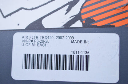 Moose Racing 1011-1136, P3-20-28 Performance Foam Air Filter NOS