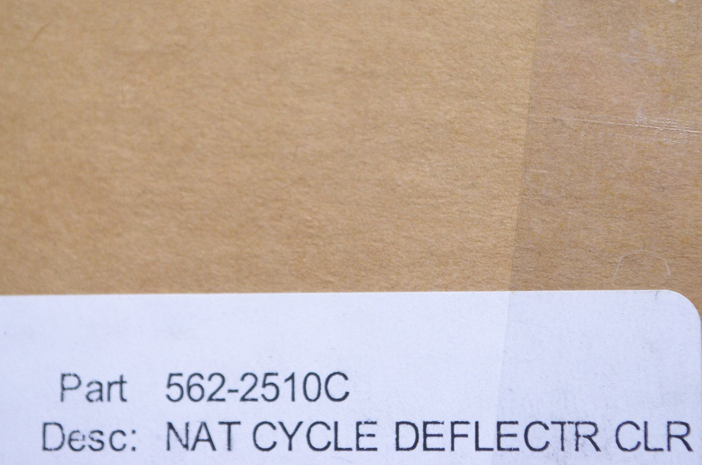 National Cycle 562-2510C SwitchBlade Clear Deflector Windshield Kit NOS