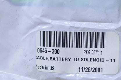 OEM Arctic Cat 0645-390 Battery Solenoid Cable 11.5" NOS