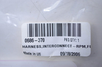 OEM Arctic Cat 0686-370 Fuel RPM Interconnect Harness NOS
