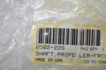 OEM Arctic Cat 0502-226 Front Propeller Shaft NOS
