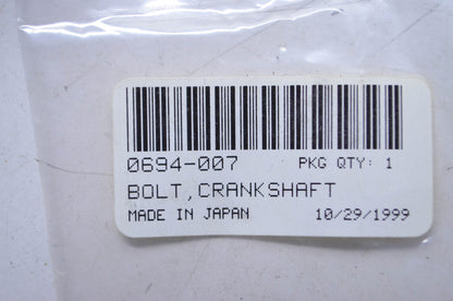 OEM Arctic Cat 0694-007 Crankshaft Bolt NOS