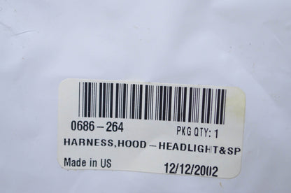 OEM Arctic Cat 0686-264 Headlight / Speedometer Hood Harness NOS