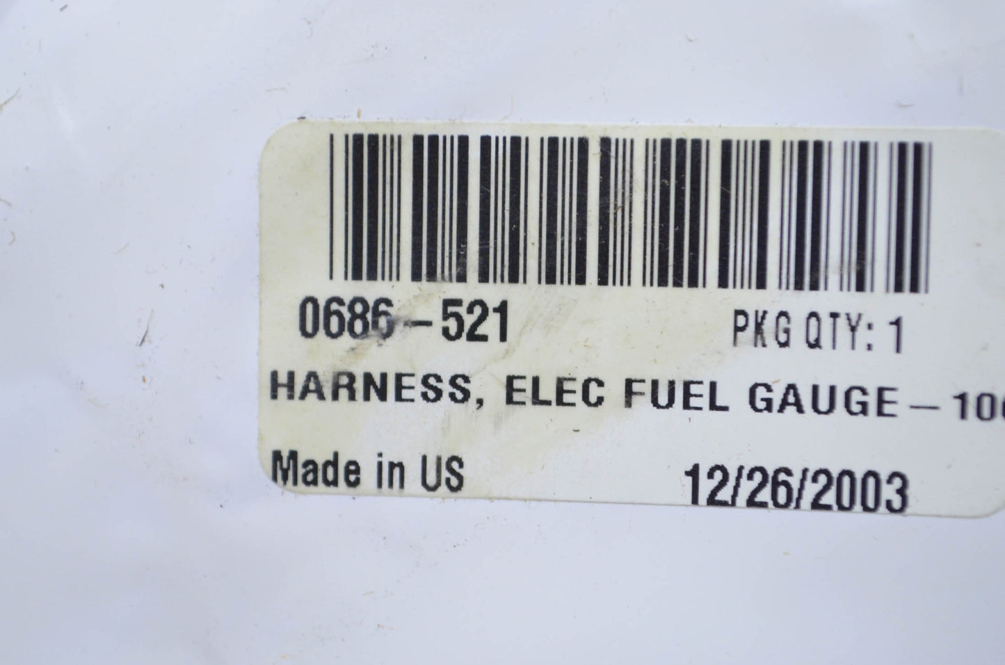 OEM Arctic Cat 0686-521 Electric Fuel Gauge Harness NOS