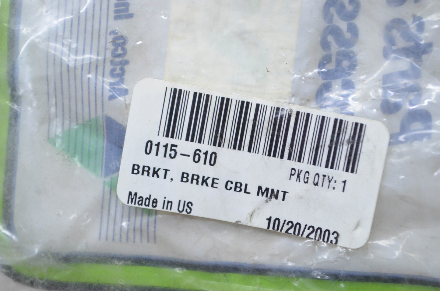 OEM Arctic Cat 0115-610 Brake Cable Mount Bracket NOS