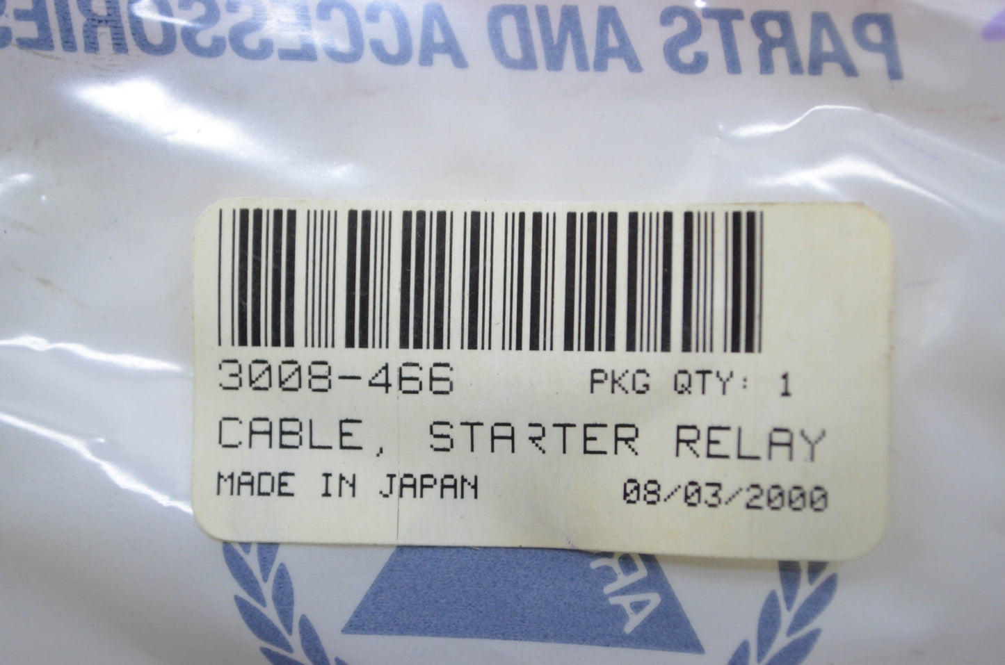 Tigershark 3008-466 Starter Relay Cable NOS
