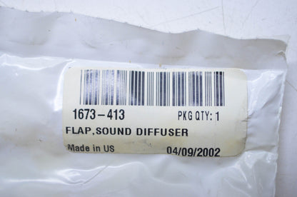 Tigershark 1673-413 Sound Diffuser Flap NOS