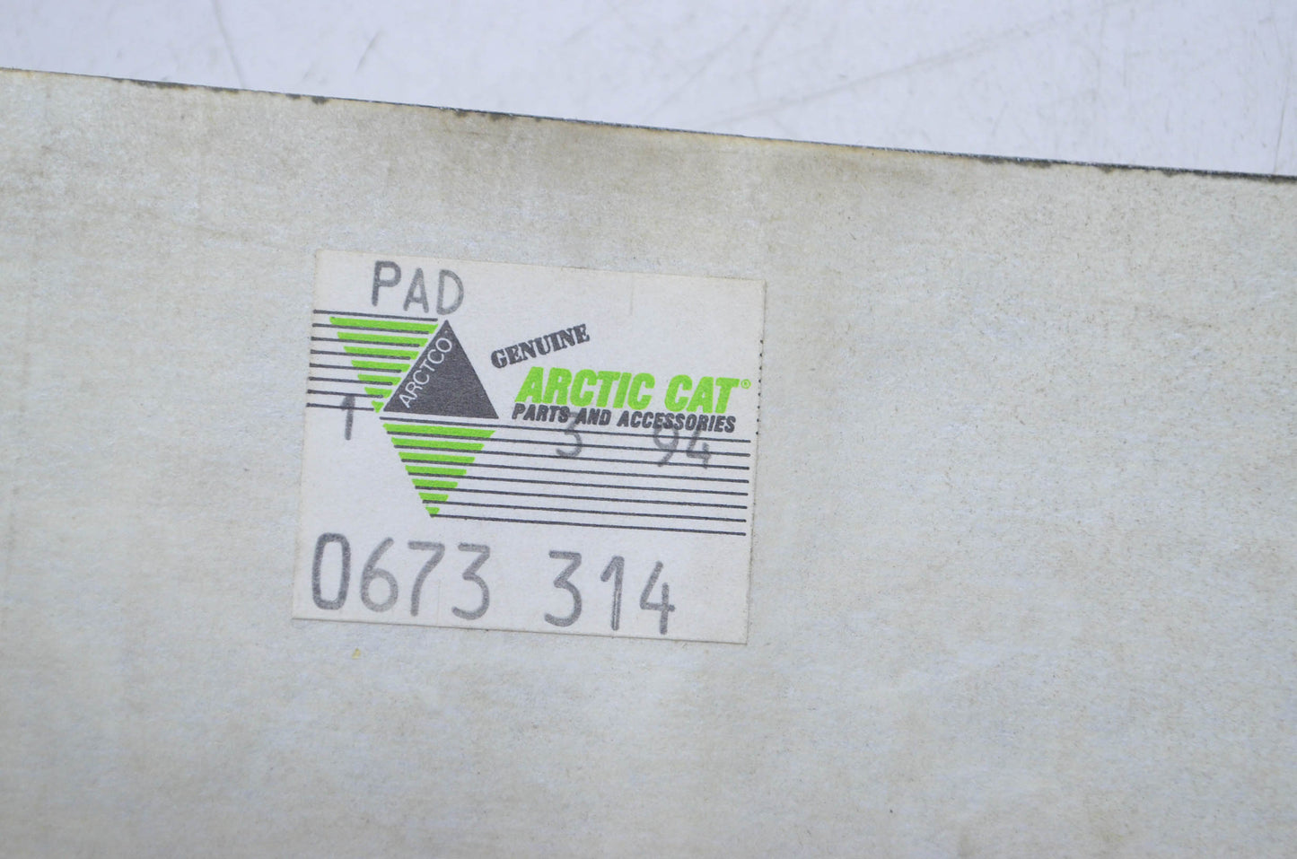 Tigershark 0673-314 Gas Tank Pad NOS