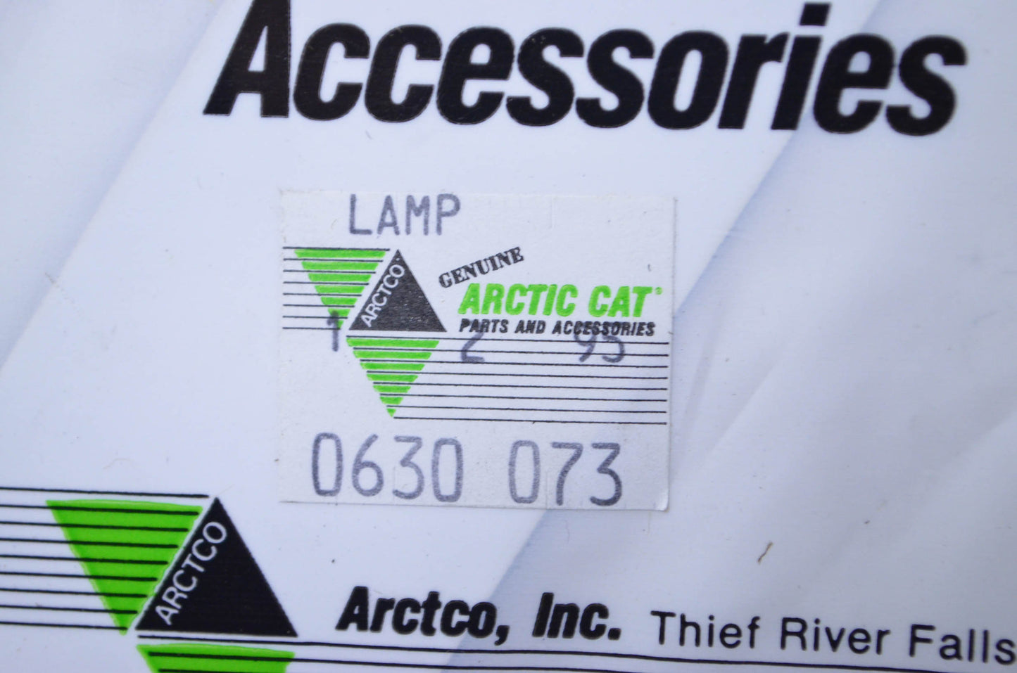 OEM Arctic Cat 0630-073 Sharplight Lamp NOS