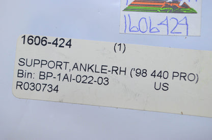 OEM Arctic Cat 1606-424 Right Hand Ankle Support NOS
