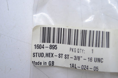 OEM Arctic Cat 1604-895 Adjusting Bolt Hex Stud 3/8-16 NOS