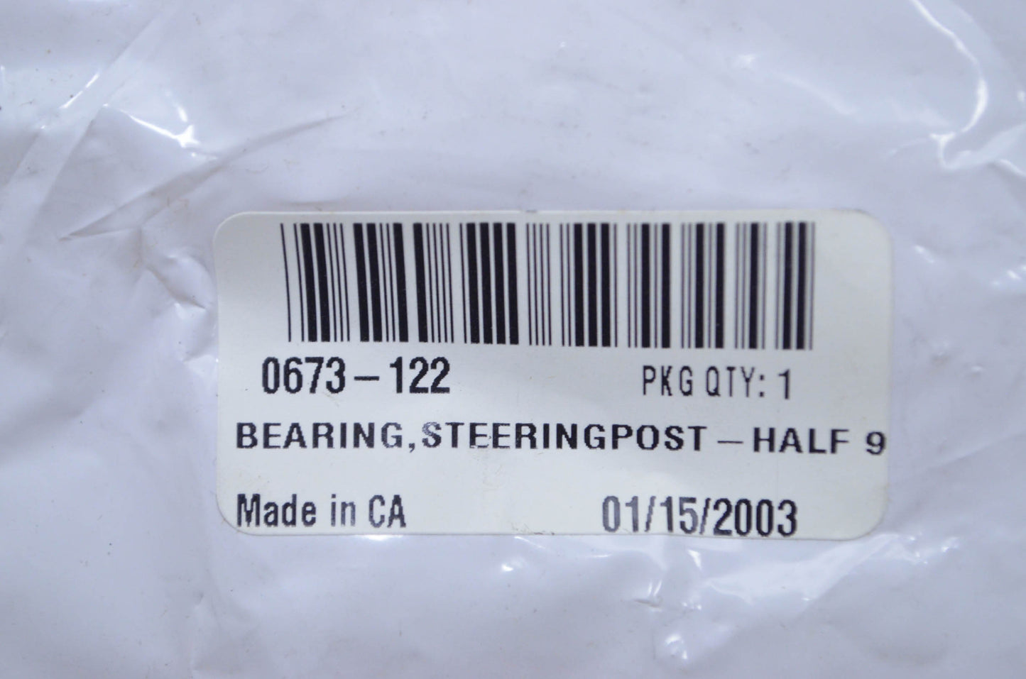 Tigershark 0673-122 Steering Post Half Bearing Qty 2 NOS