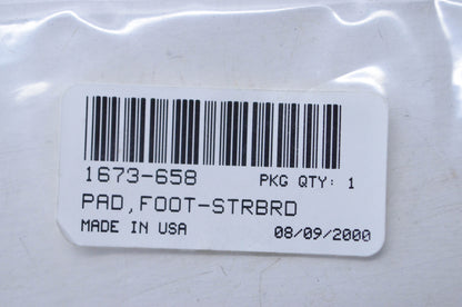 Tigershark 1673-658 Starboard Foot Pad NOS