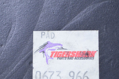Tigershark 0673-966 Black Right Side Foot Pad NOS