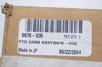 Tigershark 0670-535 PTO Carburetor Assembly NOS