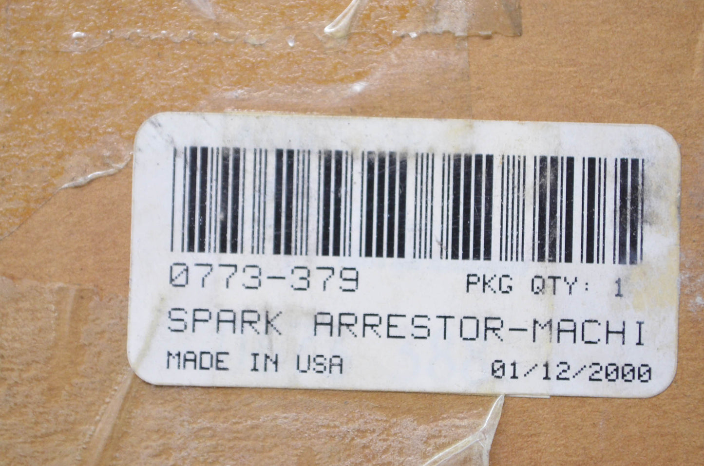 Tigershark 0773-379 Machined Spark Arrestor NOS
