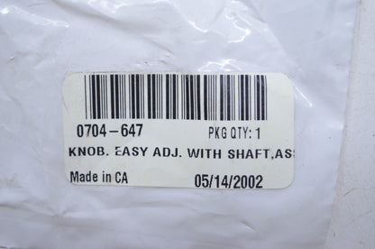 OEM Arctic Cat 0704-647 Easy Adjust w/ Shaft Knob Assembly NOS