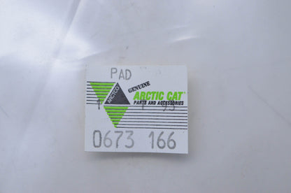 OEM Arctic Cat 0673-166 Purple Rear Deck Foot Pad NOS