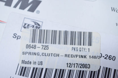 OEM Arctic Cat 0648-725 Red Clutch Spring NOS