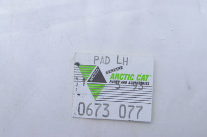 OEM Arctic Cat 0673-077 Left Hand Foot Deck Pad NOS