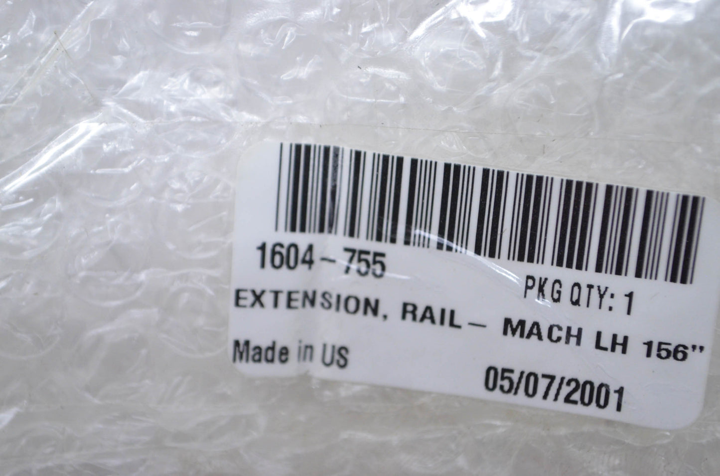 OEM Arctic Cat 1604-755 156" Left Rail Extension NOS