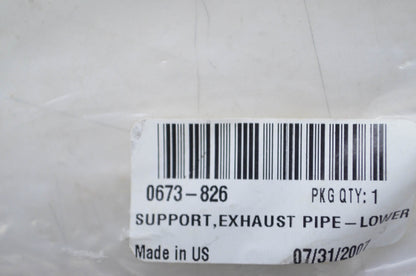 OEM Arctic Cat 0673-826 Lower Exhaust Pipe Support NOS