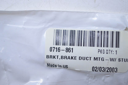 OEM Arctic Cat 0716-861 Brake Duct Mounting Bracket w/ Stud NOS
