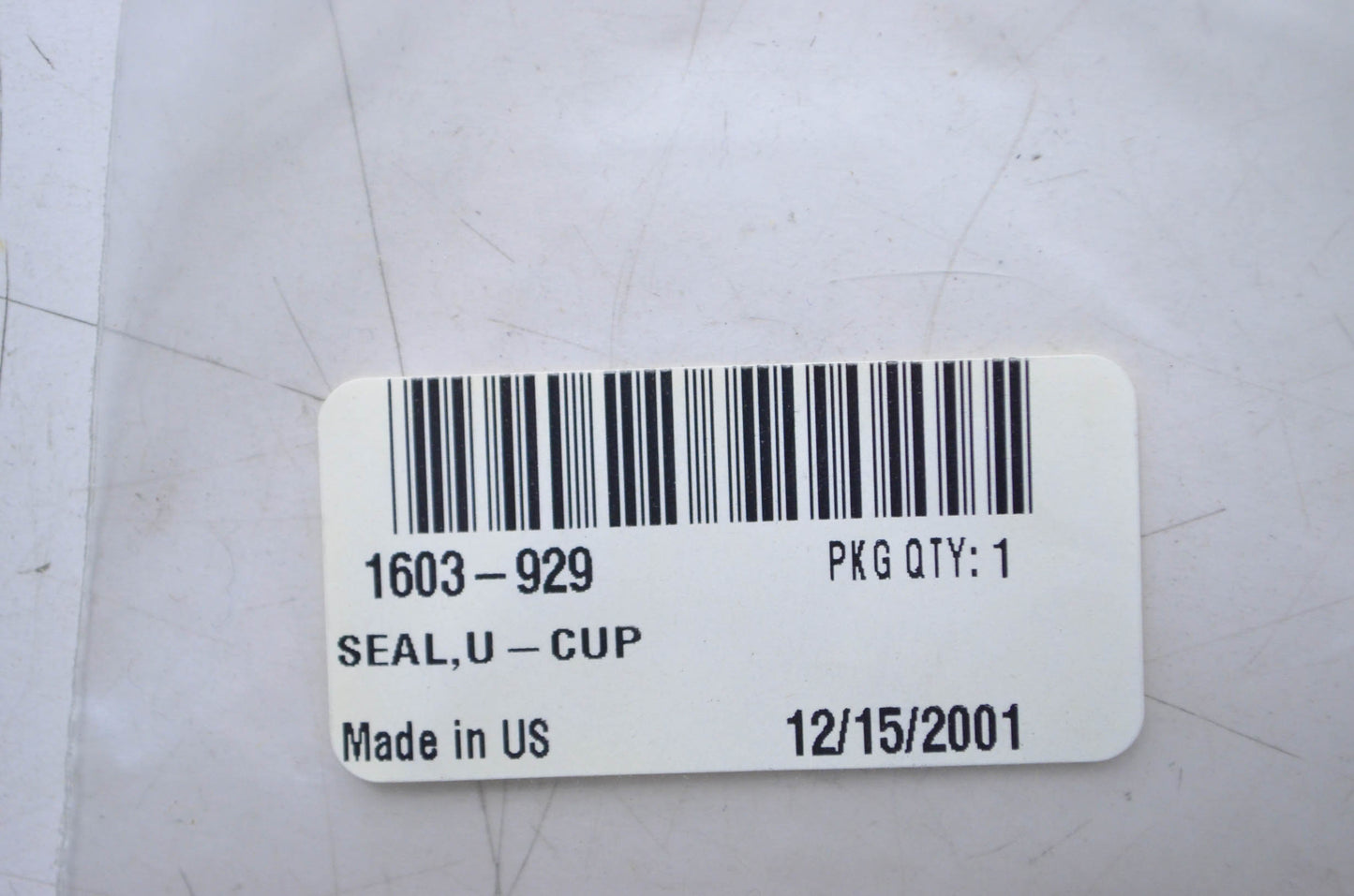 OEM Arctic Cat 1603-929 U-Cup Seal NOS