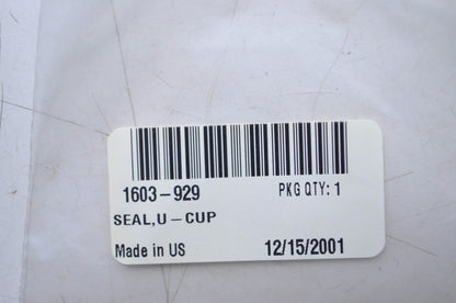 OEM Arctic Cat 1603-929 U-Cup Seal NOS
