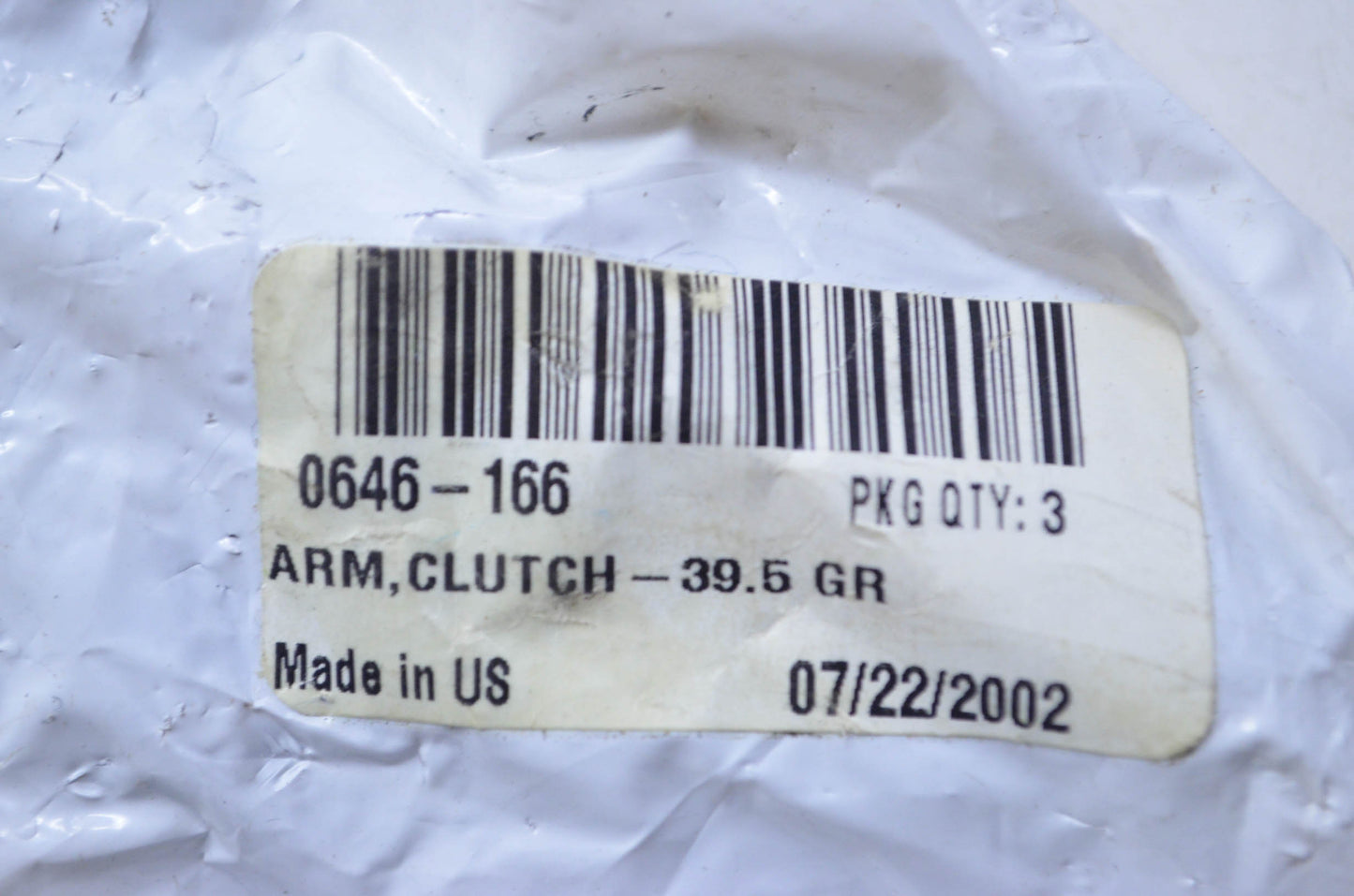 OEM Arctic Cat 0646-166 Clutch Arm 39.5 Gram Qty 3 NOS