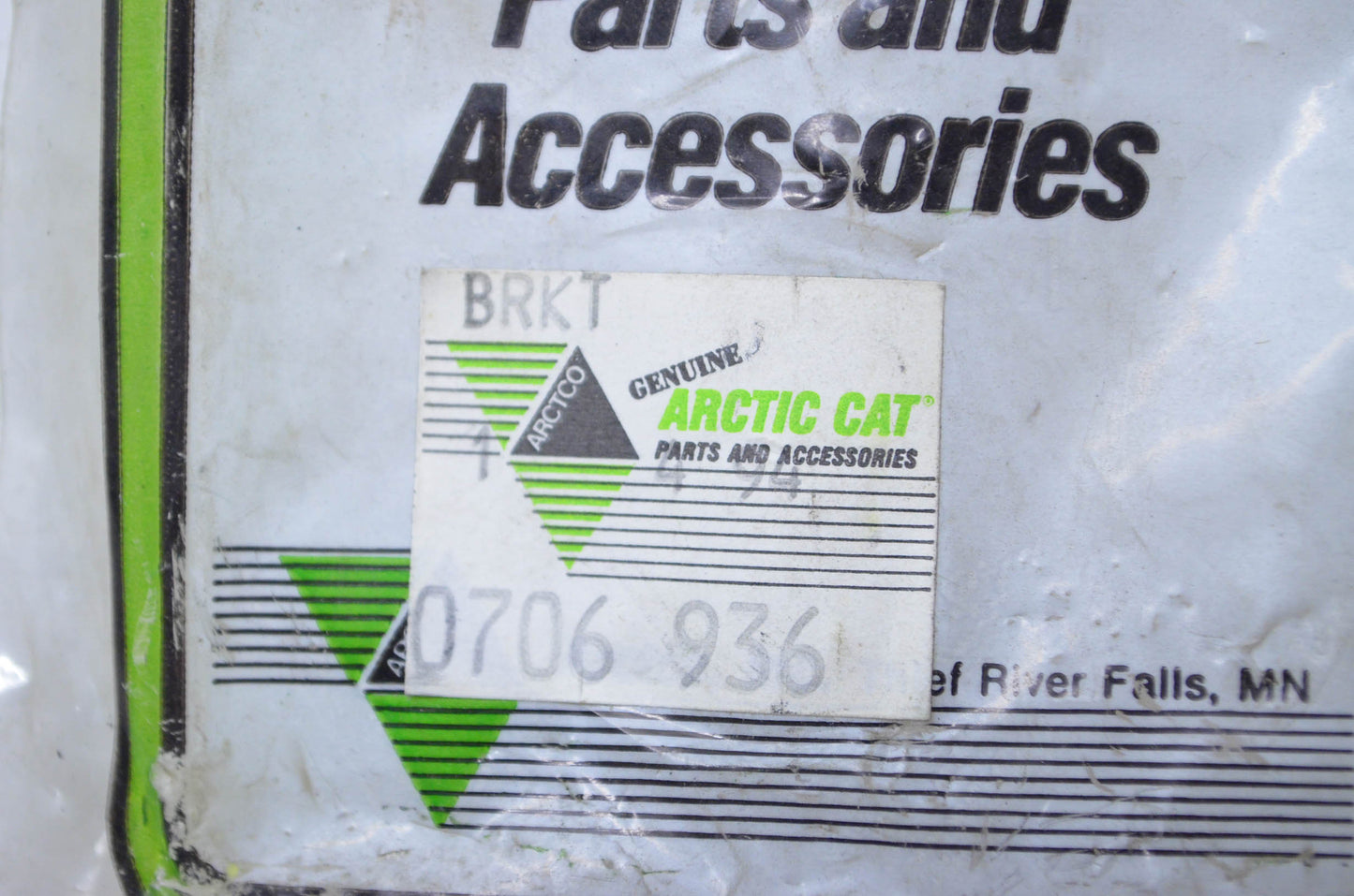 OEM Arctic Cat 0706-936 Right Hand Weldment Bumper Bracket NOS