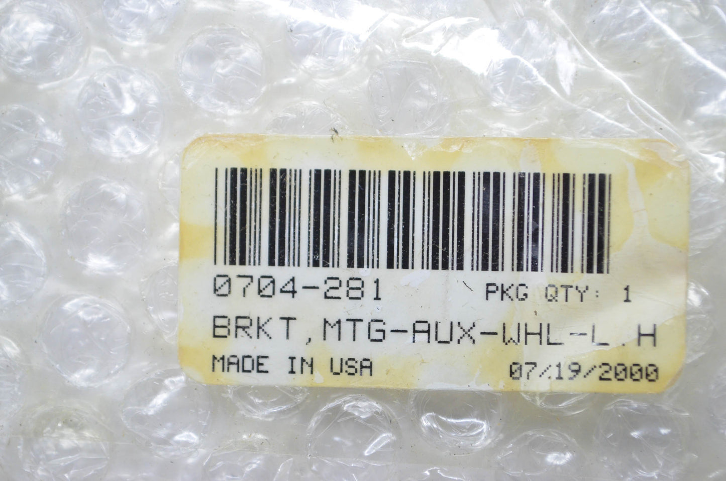 OEM Arctic Cat 0704-281 Weldment Left Hand Wheel Aux Mounting Bracket NOS