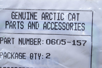 OEM Arctic Cat 0605-157 Windshield Mount Cap Qty 2 NOS