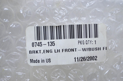 OEM Arctic Cat 0745-135 Front Left Engine Bracket w/ Flex Bushings NOS