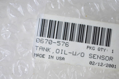 OEM Arctic Cat 0670-576 Oil Tank w/o Sensor NOS
