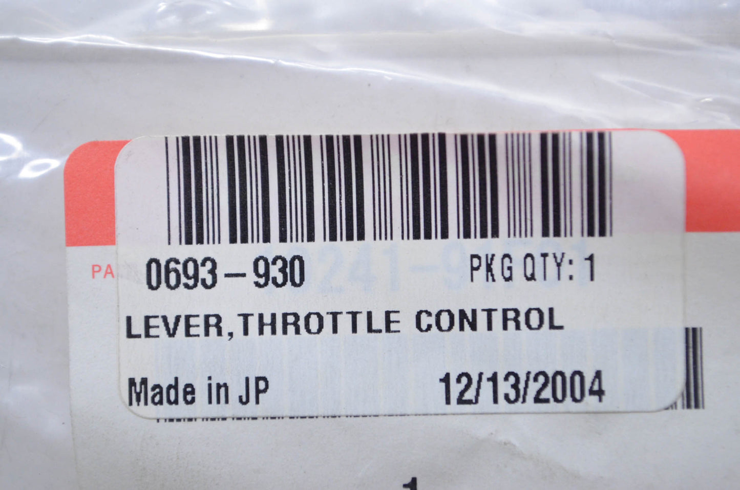 OEM Arctic Cat 0693-930 Throttle Control Lever NOS