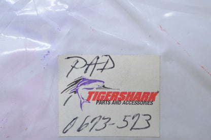 Tigershark 0673-573 Left Front Foot Pad NOS