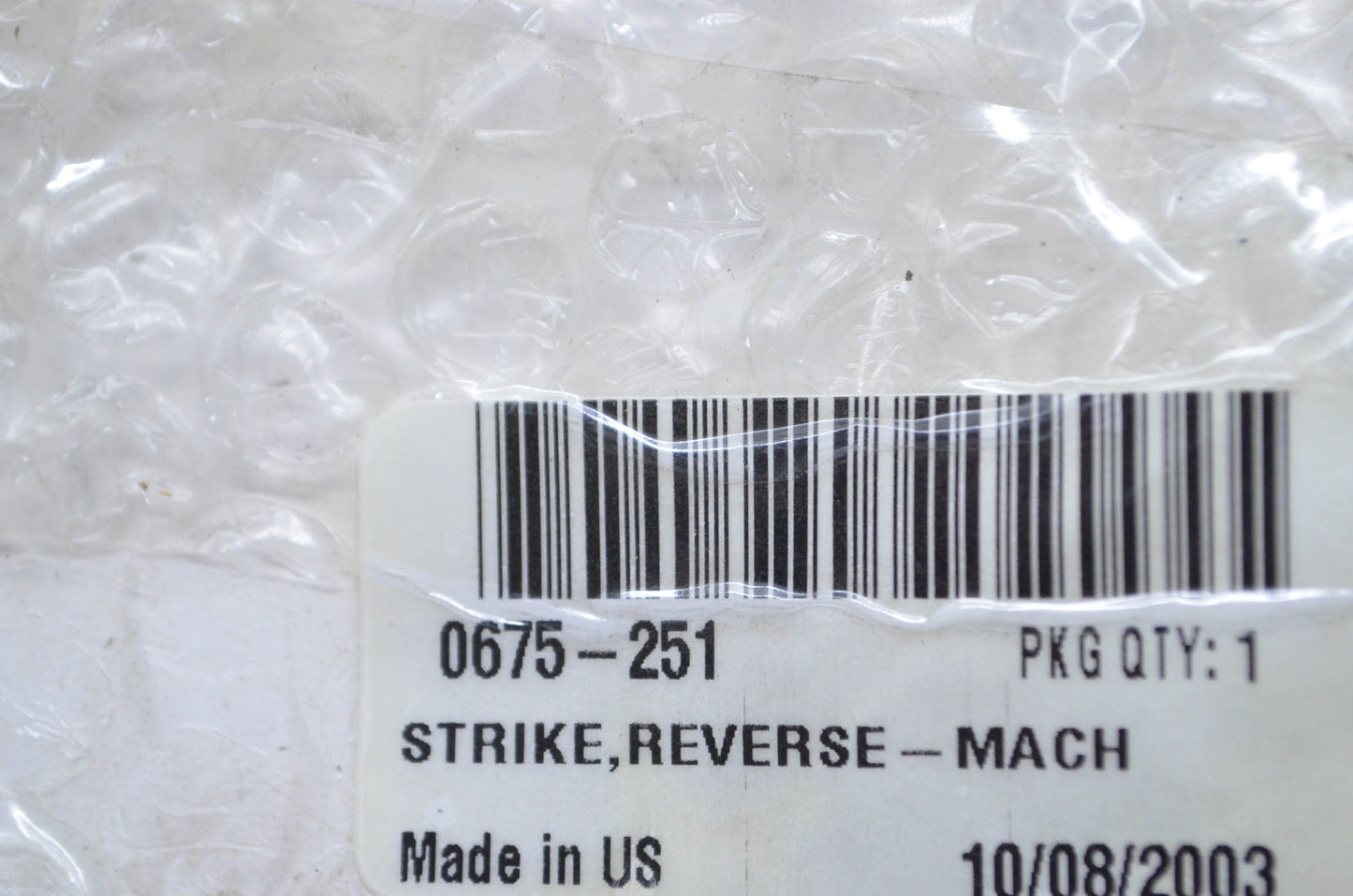 Tigershark 0675-251 Reverse Strike NOS