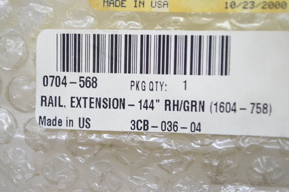 OEM Arctic Cat 0704-568 Right Green 136" to 144" Rail Extension NOS