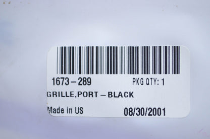 Tigershark 1673-289 Black Port Grille NOS