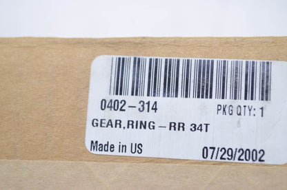 OEM Arctic Cat 0402-314 34T Ring Gear NOS