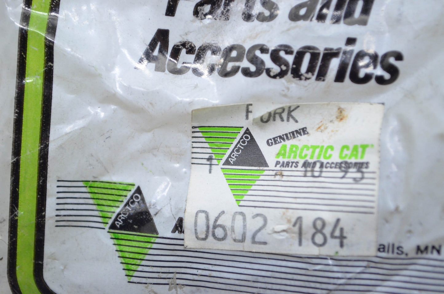 OEM Arctic Cat 0602-184 Machined Shift Fork 2 Speed NOS